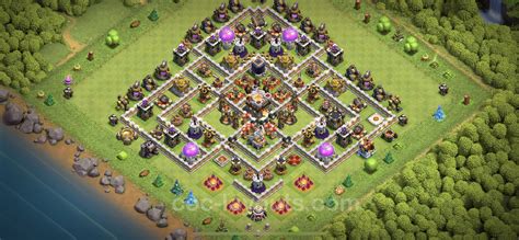 On the web-site clashofclans-layouts. . Base clash of clans th11